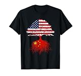 Chinese Roots American China Flag Immigrant Citizenship Gift T-Shirt