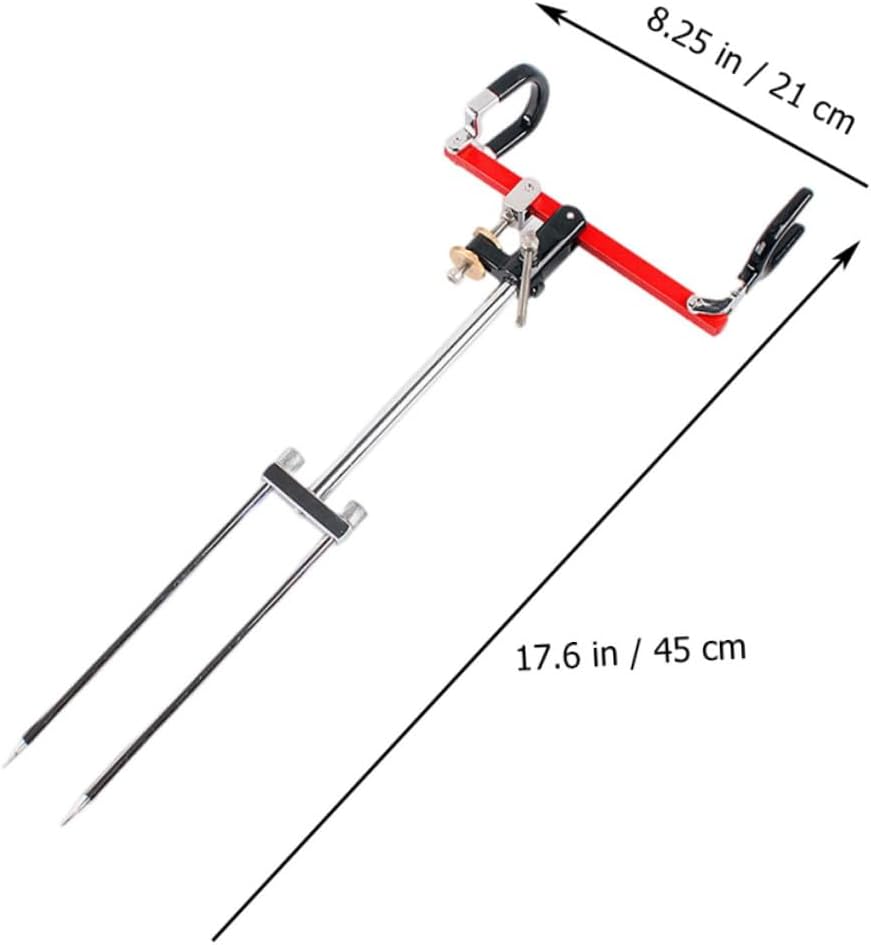balacoo Ground Bracket Tackle Ice Fishing Pole Holder Fly Fishing Rod Storage Rack