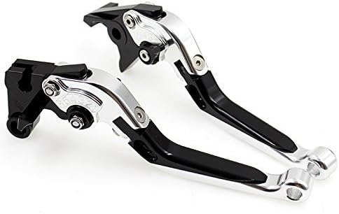 Miniatura 2 de FXCNC Palancas de embrague de freno plegables extensibles ajustables compatibles con Raptor YFM660 01-04, TTR125LLELW 00-16, Banshee 350 02-06,