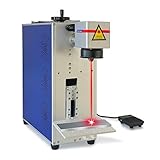 Máquina de marcado láser de fibra de escritorio portátil 30 W para metal DIY Logo grabador máquina de grabado láser de madera Jewllery Machine