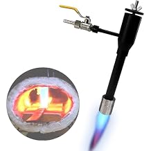 Simond Store Propane Forge Single Burner For Blacksmithing Knife Making Furnace Foundry Jewelry Making Kiln Farrier - Steel Propane Burner with Valve