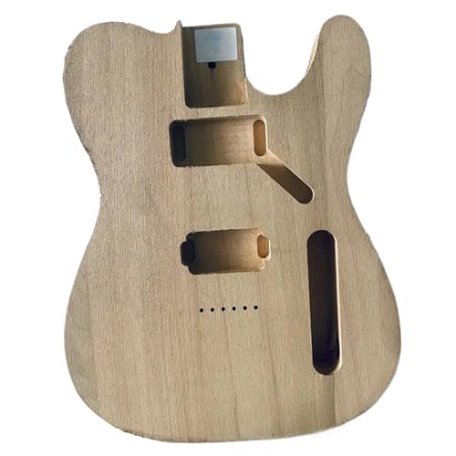 木製エレキギター本体 初心者向け大人用エレキギターTL ソリッドウッドボディ DIY 交換可能(JB870)