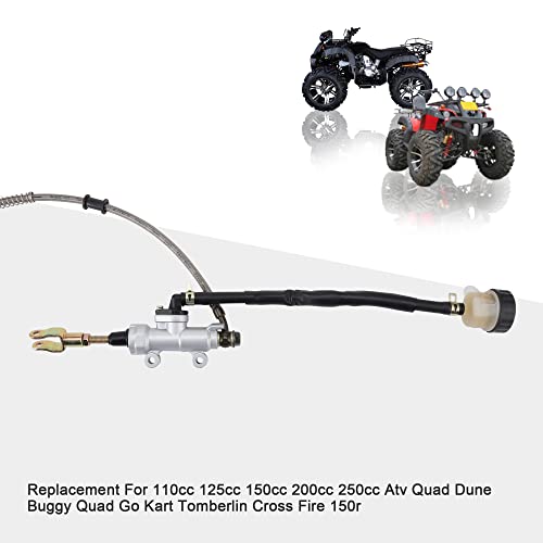 Goofit Rear Foot Disc Brake Master Cylinder Assembly With Oiler For 110Cc 125Cc 150Cc 200Cc 250Cc Atv Quad Dune Buggy #TOP5