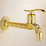 Der Wasserhahn kann im Innen- und Außenbereich verwendet werden. Oxidationsbeständig und korrosionsbeständig.