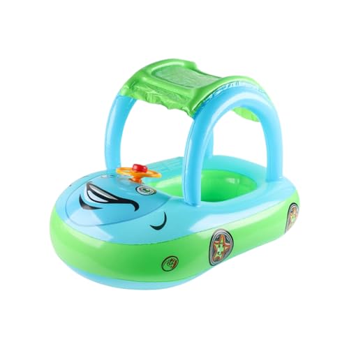 Flotteur de natation bébé avec toit anti-UV amovible pour piscine