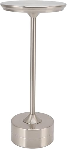 JTLB Lámpara de mesa LED inalámbrica recargable, funciona con pilas, 3 modos de color, regulable, luz de escritorio USB para el hogar, comedor,