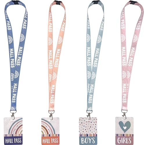 Image of Teacher Created Resources Everyone is Welcome Hall Pass Lanyards (TCR20323)