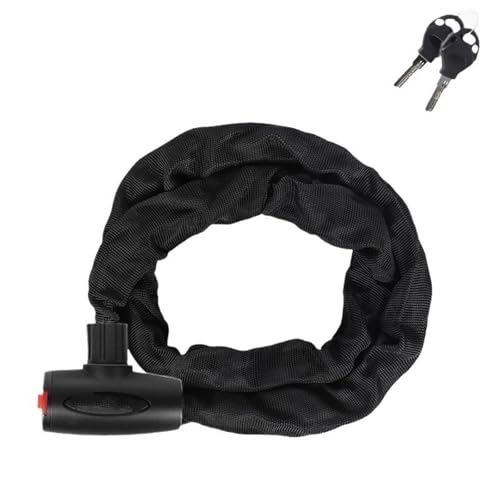 Serrure de chaîne vélo double verrouillage 120cm pour antivol de guidon de moto et VTT