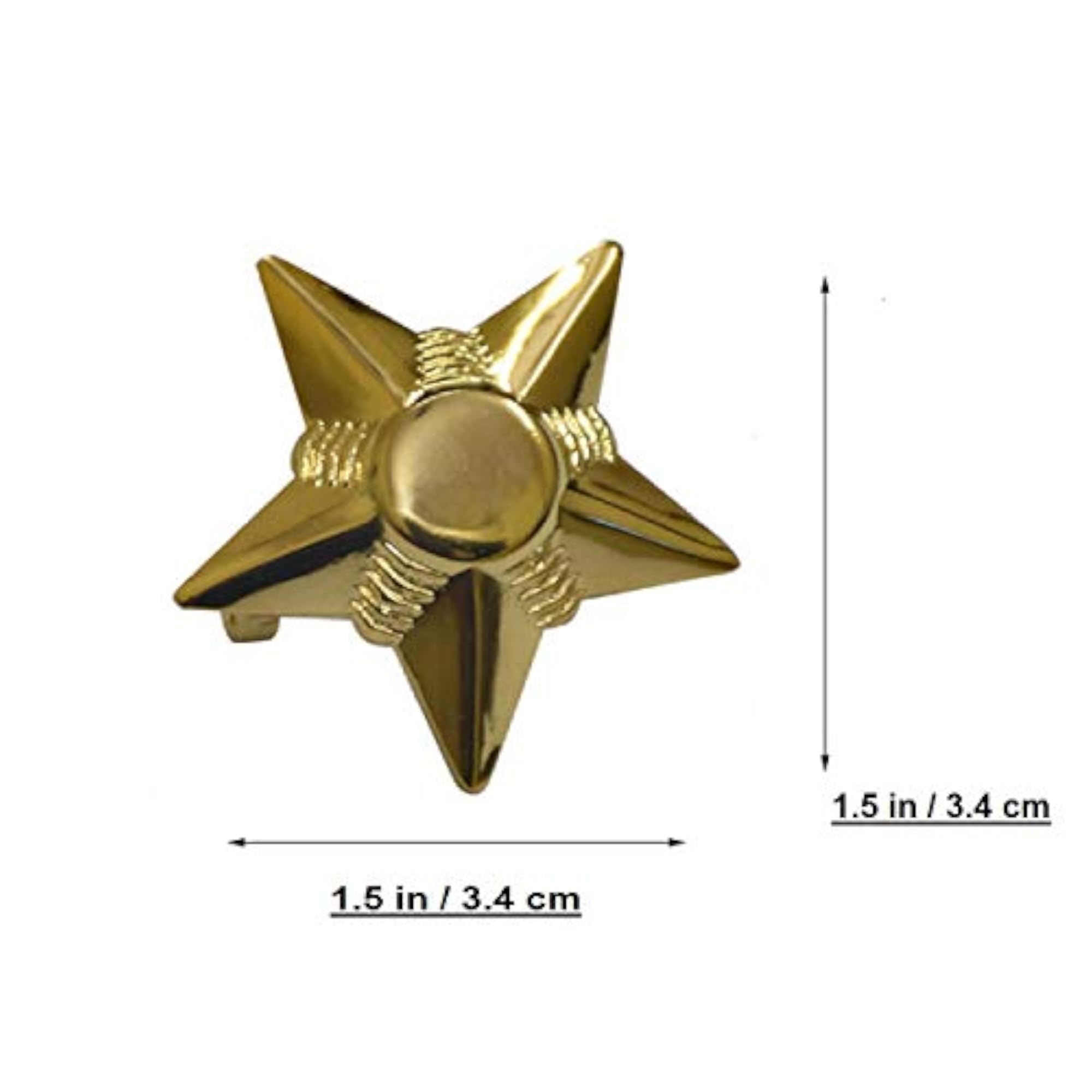 Stylish Retro Five-Pointed Star Brooch, Unisex