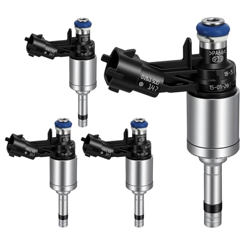 2012-2018 4Pcs Fuel Injectors Compatible for Ford Focus Edge Escape Explorer Fusion Taurus, for Lincoln MKC MKZ MKT, for Land Rover Discovery Sport LR2 Range Rover Evoque, 2.0L L4 Replace BB5Z9F593B