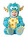 InCharacter Unisex Baby Monster Costume, Blue/Yellow/Orange, Large