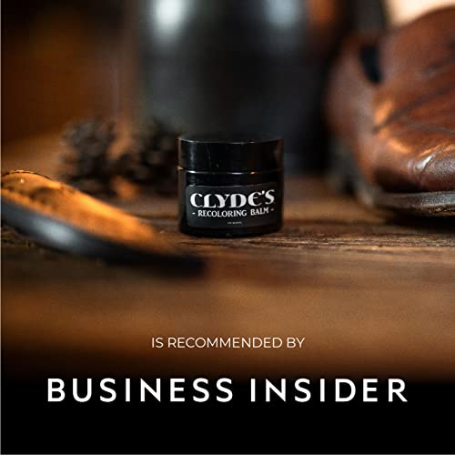 Clyde's™ Leather Recoloring Balm | Non Toxic Leather Color Restorer for Furniture, Car Seat, Tack | 19 Colors of Restoration Leather Dye | Repair, Restore and Renew Old Leather