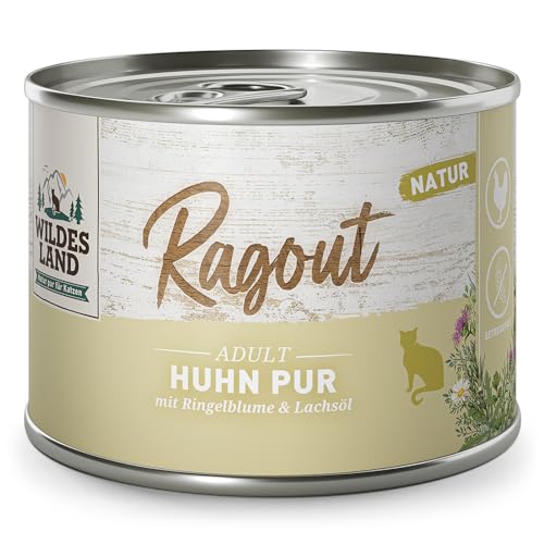 Ragout chicken pure with marigold & salmon oil 180 g