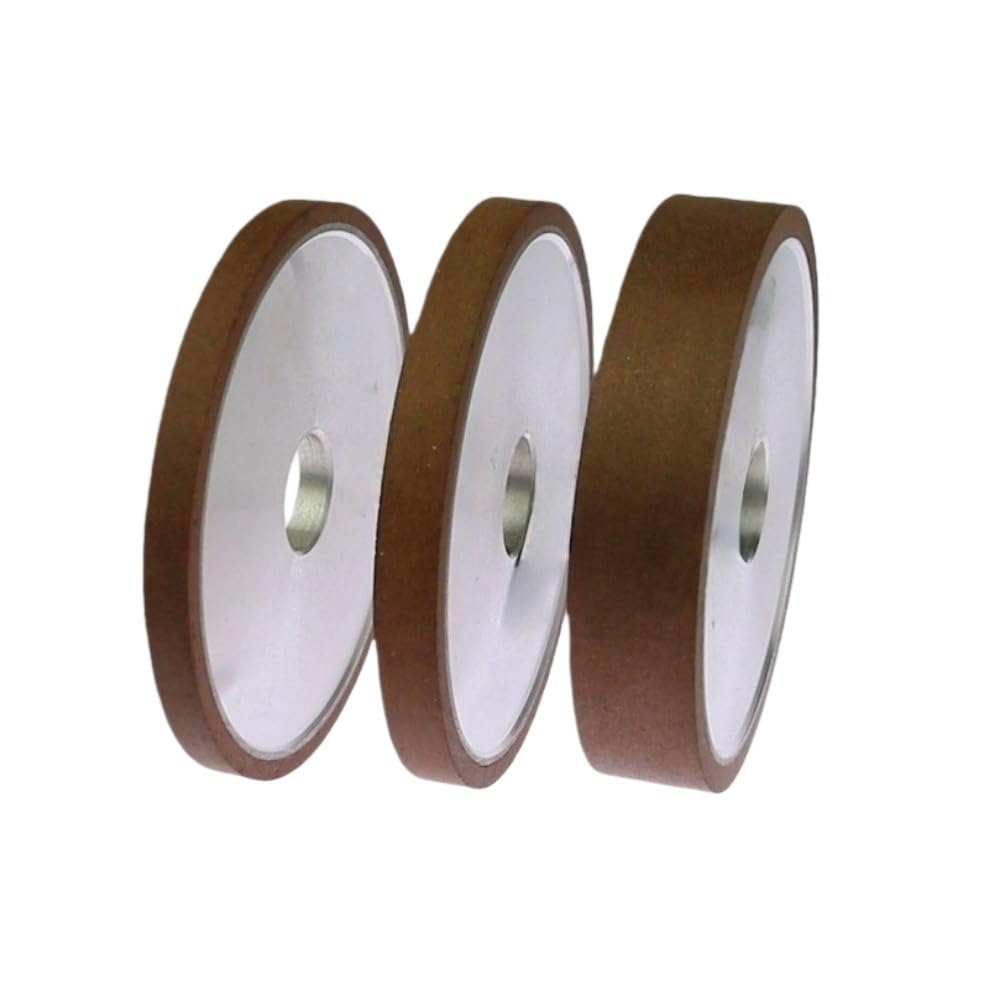 wytrzymała tarcza szlifierska diamentowa, Płaska ściernica diamentowa do szkła ceramicznego ze stali stopowej P150 P240 P320 Wiele rozmiarów(125MM*20MM*32MM*4MM*320)