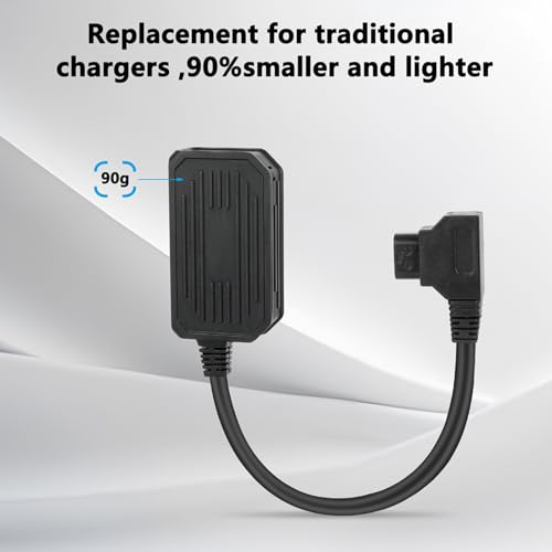 Convertidor D Tap USB C Alksubbm módulo de carga bidireccional portátil de ABS para portátiles 7