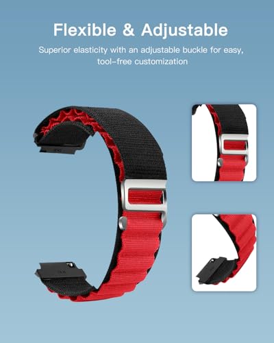 3 correas de nylon para reloj inteligente IOWODO W70Pro miniatura 4