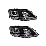 Brillo: luz baja (Xenon HID o LED) es más 3 veces más brillante que el original; por defecto 6000 K. Proporciona un mejor patrón de luz; haz alto [2 luces bajas + 2 luces altas = 4 luces altas], mejor penetración, más seguro en los días de lluvia, niebla y nieve; DRL automático, conducción inmediatamente.
