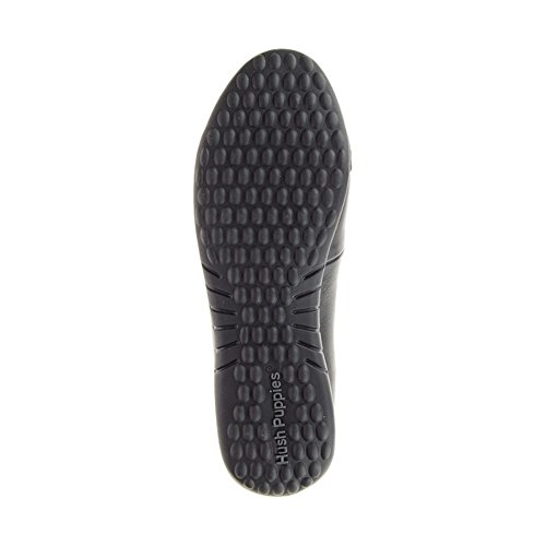 Hush Puppies Womens Linzi Bria Black Leather Slip-On - 5.5 M #TOP3