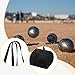pistro Bocce Ball Storage Bag for 8 Balls, Water-Resistant Nylon Carrying Pouch & Organizer for Travel, Garden, Beach