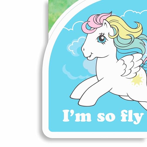 Image of Hasbro My Little Pony I'm So Fly Adhesive Vinyl Decal - Fun Starshine Sticker for Car, Laptop or Water Bottle