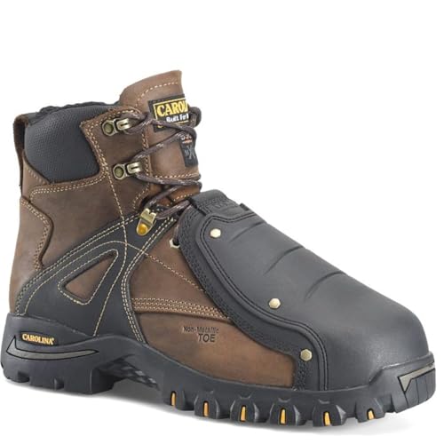Carolina Miter Ext 6” Waterproof Comp Toe Work Boots, Walnut Leather, Safety Toe, EH, Oil Resistant, Metguard Protection2