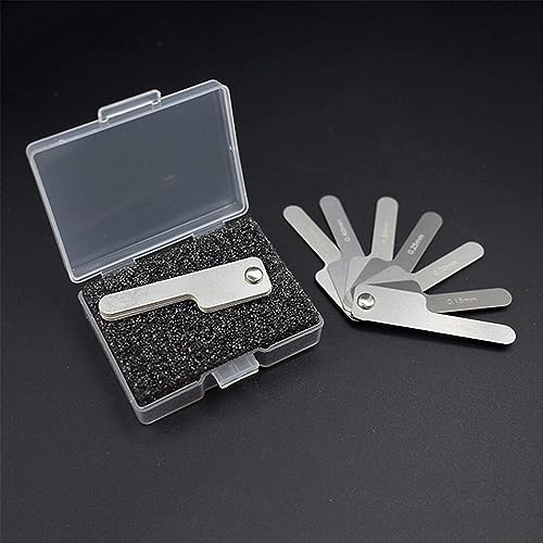 1Pc Silver Dental Orthodontic Interproximal Enamel Reduction Stainless Steel for Ipr Gauge Ruler 0.1-0.5 Mm, Metric and Imperial Measuring Tool, Personal Orthodontic Supplies, Health and Household - Image 4