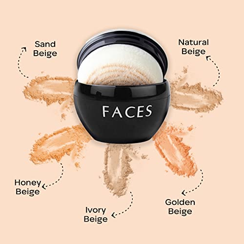 FACES CANADA Ultime Pro Mineral Loose Powder - Natural Beige 05, 7g| Light-Medium Coverage | Soft Luminous Glow | Flawless Makeup Setting Powder |... - Image 6