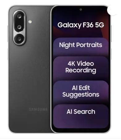 Samsung Galaxy F36 5G (Black, 128 GB) (8 GB RAM)