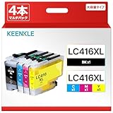 LC416XL インク LC416XLBK LC416XLC LC416XLM LC416XLY 4色マルチパック ブラザー 用 カートリッジ LC416 LC-416XL Brother 用 互換インク MFC-J4440N MFC-J4540N MFC-J4940DN DCP-4140N DCP-J4143N MFC-J4443N MFC-J4543N ブラザー 用 プリンターインク