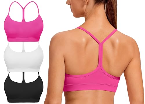 Spaghetti Strap Padded Sports Bras for Women