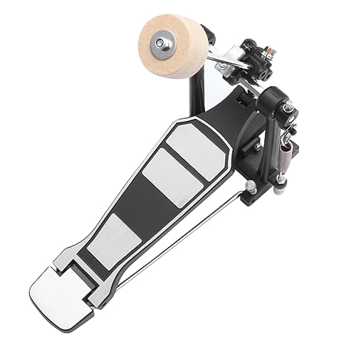 Pedal simple para bombo de batería de metal ajustable miniatura 1