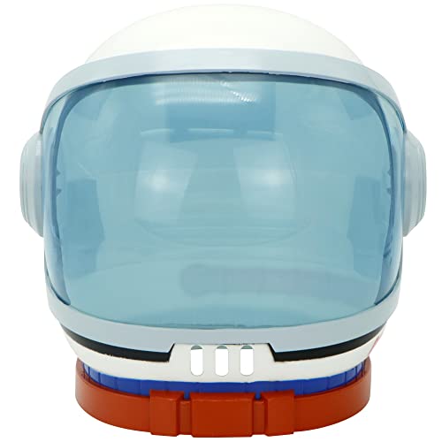 Astronaut Helmet, Space Helmet With Blue Movable Visor, Party Costume, School Classroom Dress Up, Pretend Role Play Party Supplies, Kids Christmas Halloween Toys Birthday Gifts, Blue And Orange #TOP3