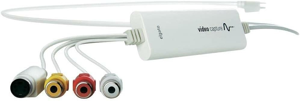 Video Capture – USB 2.0 Capture Card Device, Easy to Use, Convert Analog to Digital, with VHS VCR TV to DVD Adapter, for Mac, Windows or iPad