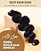 16A Brazilian Raw Virgin Body Wave Bundles Human Hair No Tangle Shedding Triple Lifespan Virgin Soft Human Hair Bundles for Sew in Quick Weave 1 Single Bundle Natural Black 18 inch