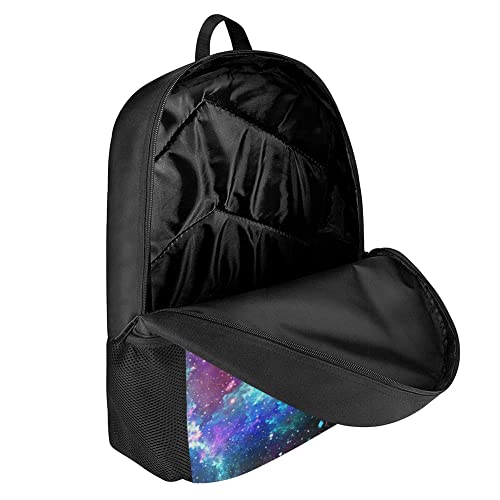 Boys Middle School Backpacks Cool Galaxy Wolf Printed Customized School Book Bag #TOP2