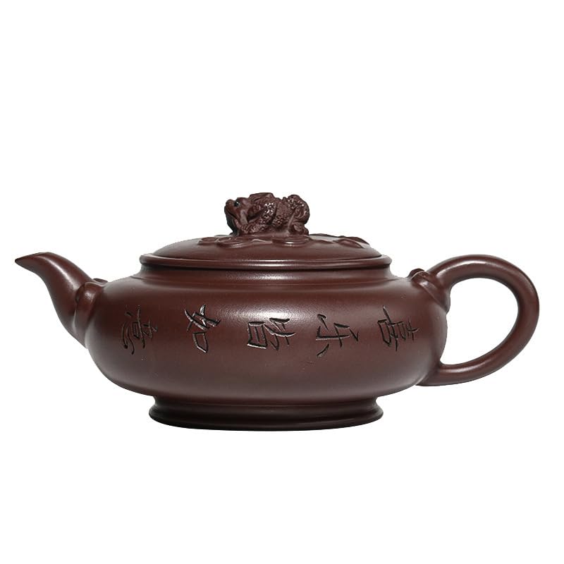 Czajnik do herbaty 300 ml, retro fioletowy czajnik Master Purple Mud Kettle, chiński zestaw do herbaty Zisha, chiński czajniczek do herbaty, mleka, kawy, czajnik biurowy