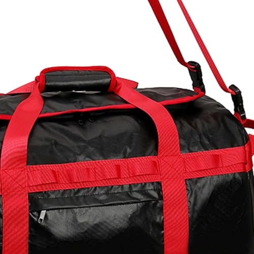 Sac à dos rouge à compartiments multiples | Modèle ergonomique hommes et femmes