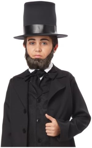 California Costumes Child Honest Abe Beard image 2