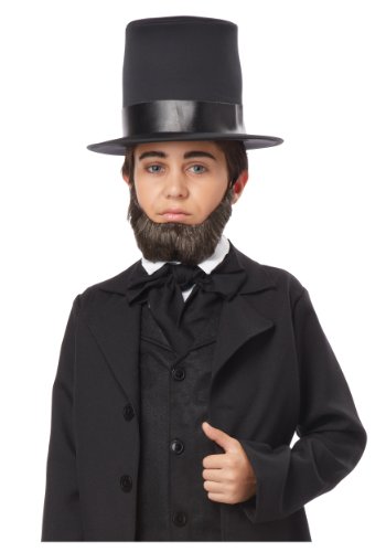 California Costumes Child Honest Abe Beard
