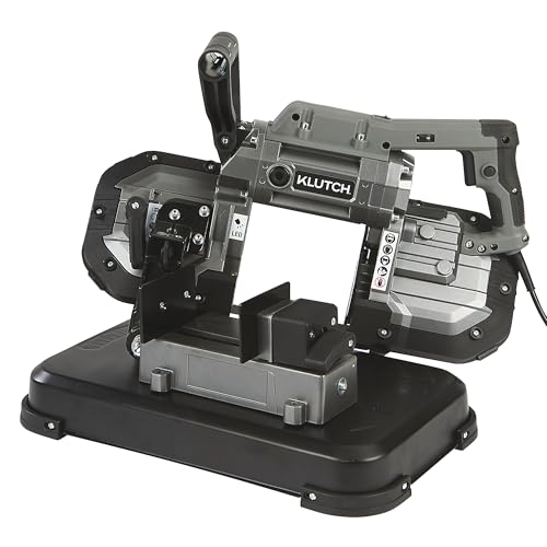 Klutch Electric Portable Benchtop Bandsaw, 120V