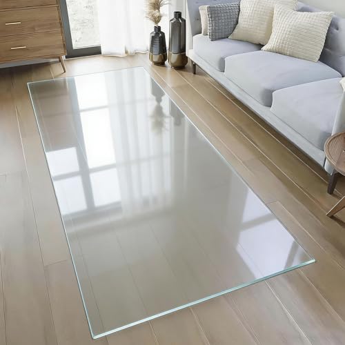 HEFJIAYCIQ ���֗p�N���A�����i�[���O�A����~�߁E�h���r�j�[�����J�[�y�b�g�v���e�N�^�[�A�������O���p ���p�x�g�p�G���A�����t���A�}�b�g,Clear,140x400cm(55x157inch)