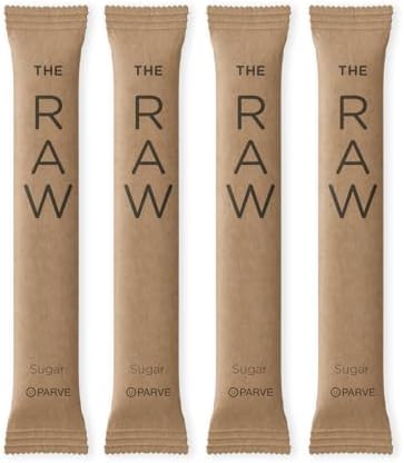 SUGART - THE RAW SUGAR - 1200 Individual Serving Stick Packets - U Parve/Kosher