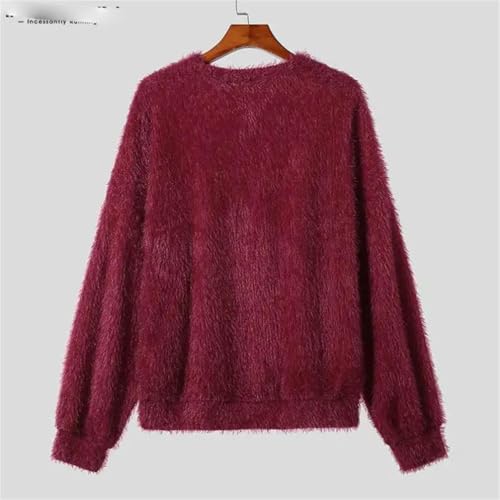 Pull ample décontracté homme manches longues aux finitions haut de gamme - 6