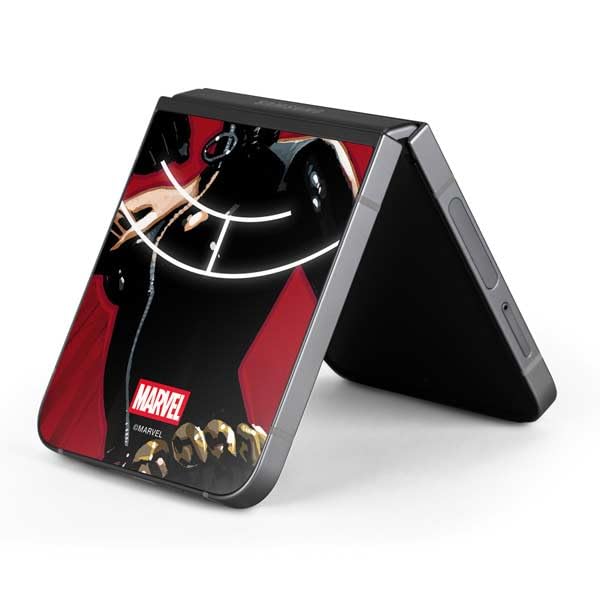 Skinit Decal Phone Skin Compatible with Galaxy Z Flip6 - Officially Licensed Marvel Black Widow Widowmaker Design