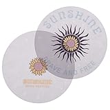 Cabilock 2hojas Pegatina De Prisma Arcoíris Decorativa Para Ventanas...