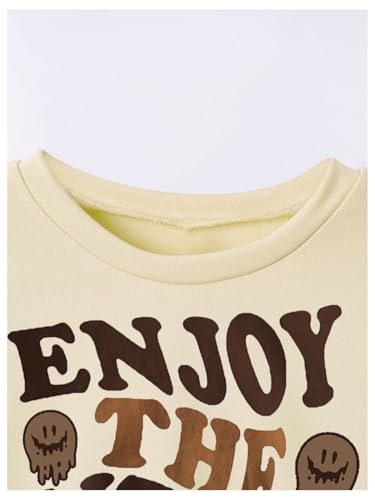 SHENHE Girl's Cute Slogan Graphic Crew Neck Sweatshirt Long Sleeve Casual Sweatshirt Top3