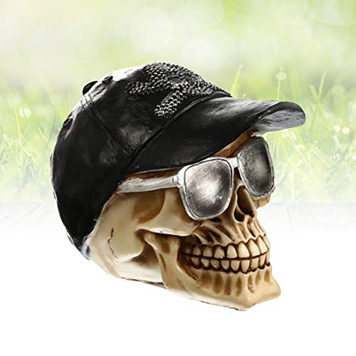 KESYOO simulação de crânio de Halloween crânio acessório de decoração de caveira colecionável presen