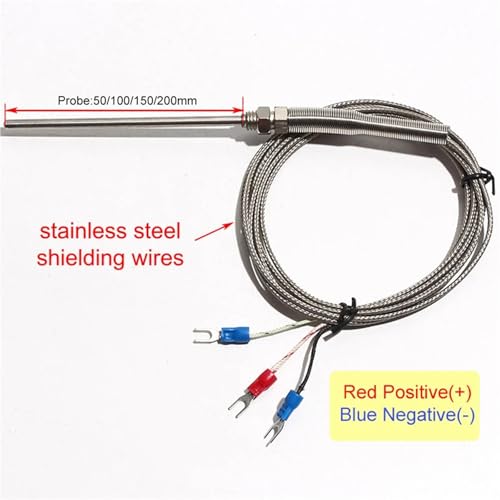 Evite sobrecalentamientos con el sensor PT100 M8 de 150mm para control térmico 2