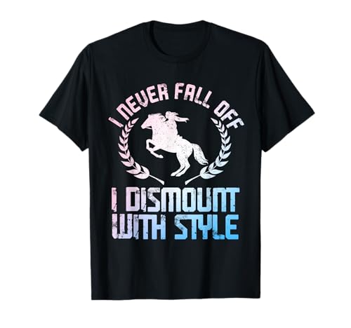 Funny Horse Racing Art for Men Women Horse Lover Equestrian T-Shirt