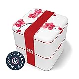 PRÁCTICA Y AGRADABLE: Gracias a su gran volumen, esta bento box será el accesorio perfecto para tus próximos pícnics. Meta la porta bocadillos MB Square en el horno microondas, el lavavajillas y el congelador con total tranquilidad. ¡Complete su kit bento con los cubiertos MB Pocket o MB Pocket Color, que se deslizan bajo la tapa, y con la bolsa de transporte MB Pochette!